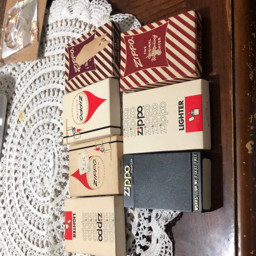 ZIPPO LIGHTERS LOT OF 7
